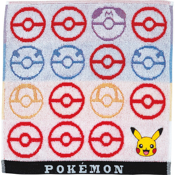 シェニールタオルハンカチ pokémon time ルカリオ : ポケモン