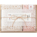 今治謹製　紋織タオル　フェイス・ウォッシュタオルセット（木箱入）