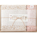 今治謹製　紋織タオル　バス・ウォッシュタオルセット（木箱入）