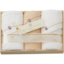 今治謹製　至福タオル　フェイス・ウォッシュタオルセット（木箱入）