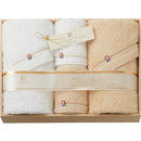 今治謹製　至福タオル　バス・フェイスタオルセット（木箱入）