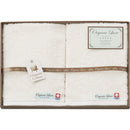 オーガニックコットン使用　今治産　ウォッシュタオル２枚セット