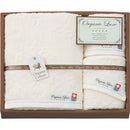 オーガニックコットン使用　今治産　バス・フェイス・ウォッシュタオルセット