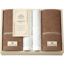 アモンクラシック　フェイスタオル・タオルハンカチセット