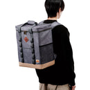 キャンプアウト　リュック型クーラーバッグ(エイジンググレー×タン)【UE-640】