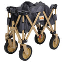 キャンプアウト コンパクト4輪キャリー（エイジンググレー×タン）【UL-1080】