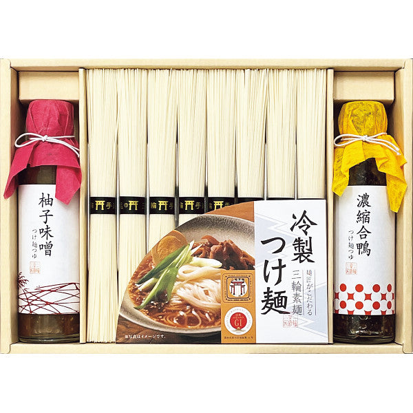 つけ麺つゆで食べる三輪素麺