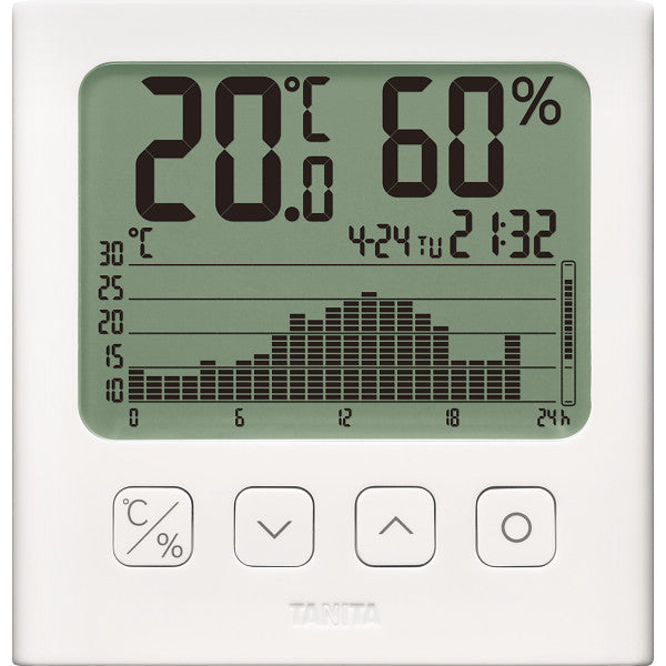 タニタ　グラフ付きデジタル温湿度計
