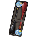 スプーン２本セット　黒・朱