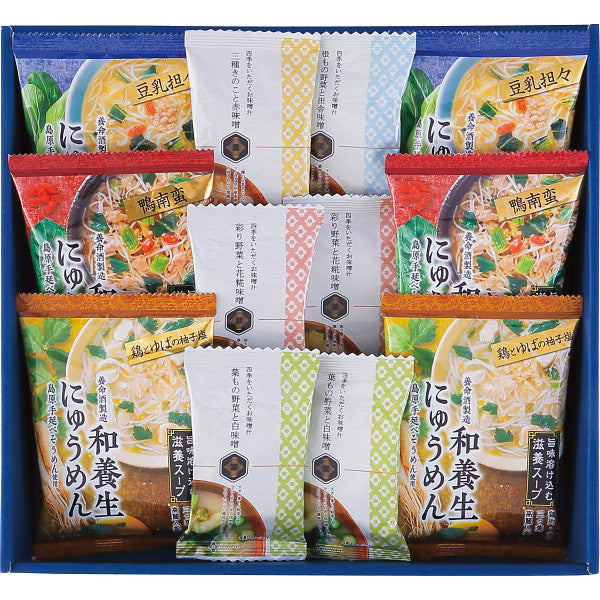 養命酒製造　和養生にゅうめんと四季をいただくお味噌汁計１２食セット